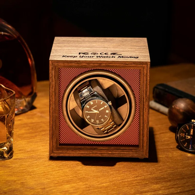 Luxury Watch Class - Caja de Almacenamiento para Relojes Automáticos