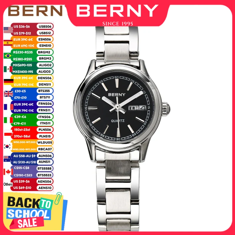 Luxury Watch In Japan - Reloj de lujo BERNY para mujer,