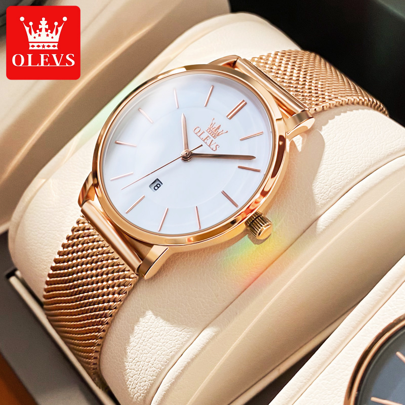 Luxury Watch Packaging Box - OLEVS-relojes de cuarzo para mujer, reloj