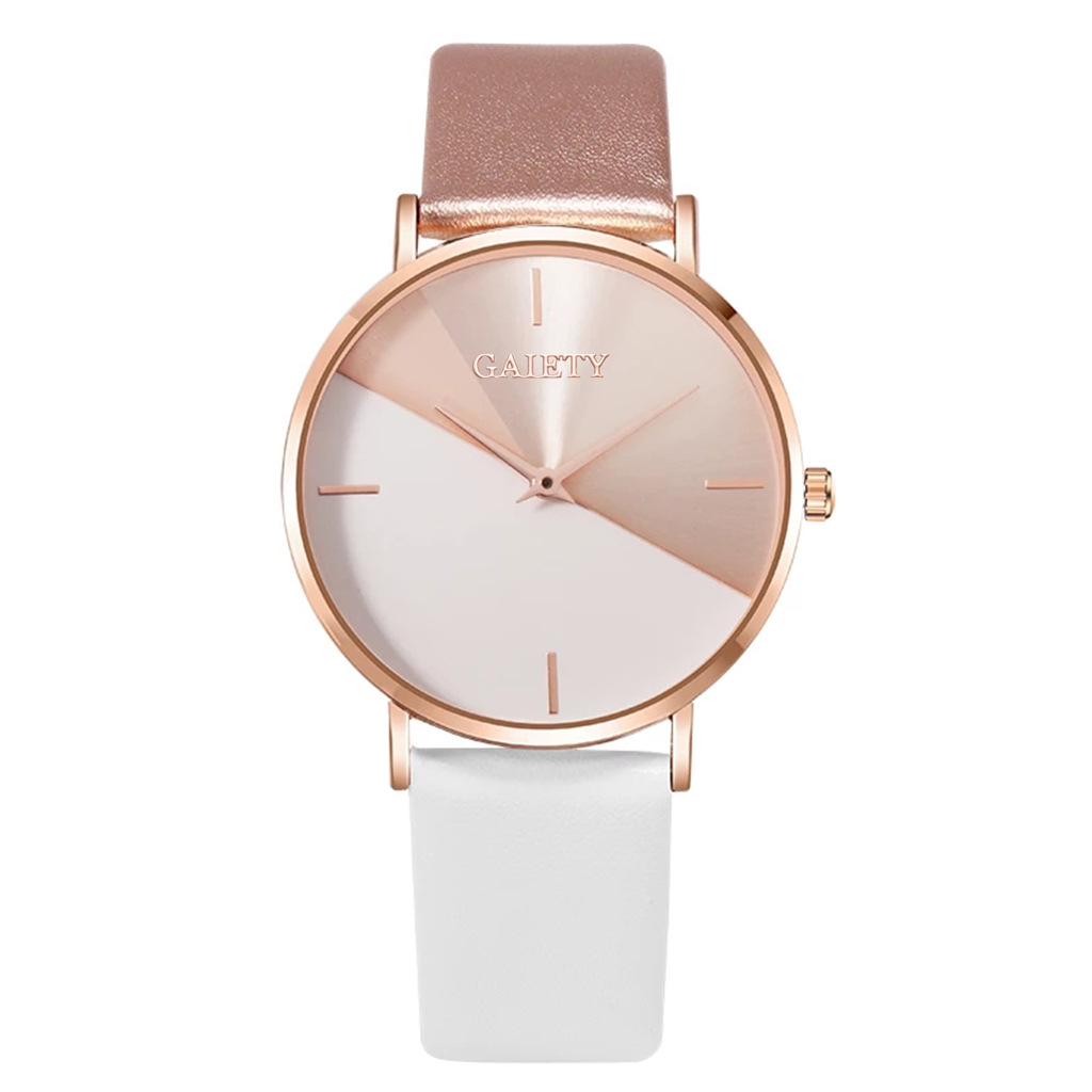 Luxury Watch Brand For Women - Reloj de cuero de oro rosa
