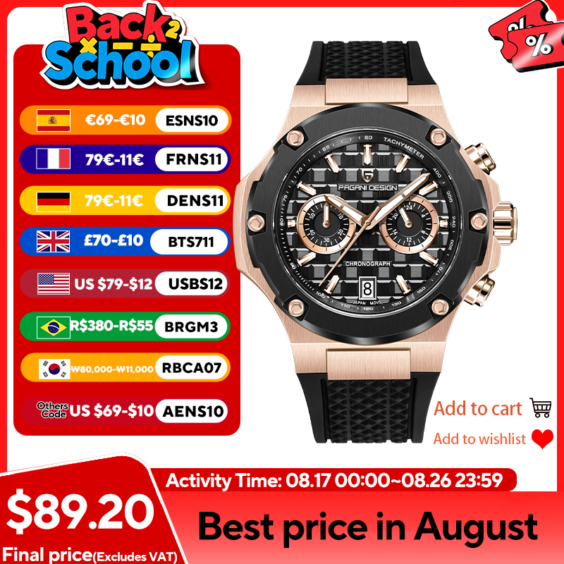 Luxury Watch Hublot - Relojes PAGANI DESIGN para hombre, reloj