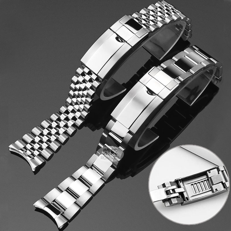 Luxury Watch Class - Correa de reloj Jubilee de acero