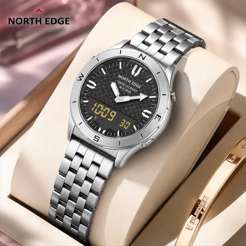 Compass Watch Luxury - Relojes deportivos digitales NORTH EDGE para