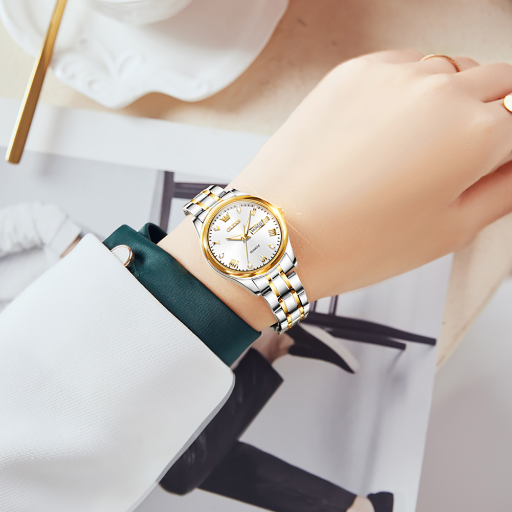 OLEVS-reloj de cuarzo resisten - Luxury Watch Brand For Women reseña y precio