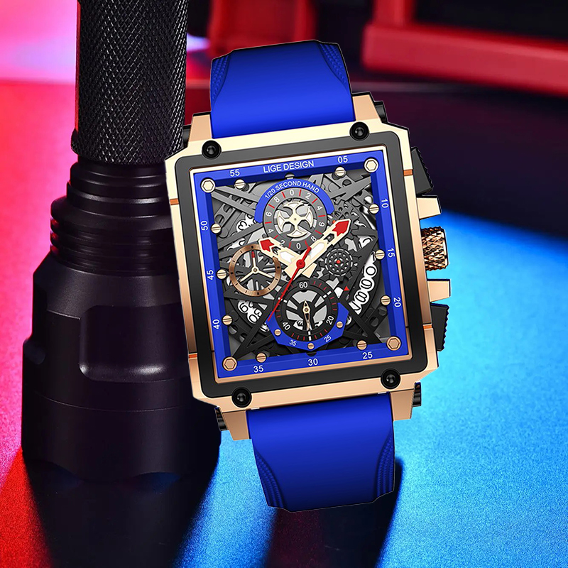 Reloj de Hombre LIGE Fashion S - Luxury Watch Hublot reseña y precio