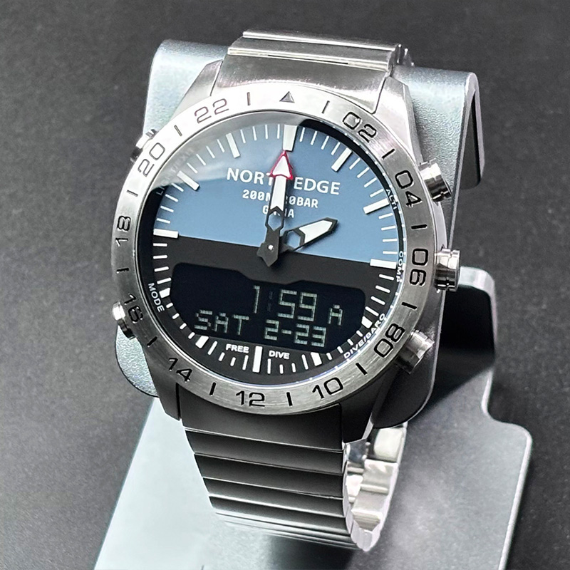 Reloj de buceo NORTH EDGE para - Compass Watch Luxury reseña y precio