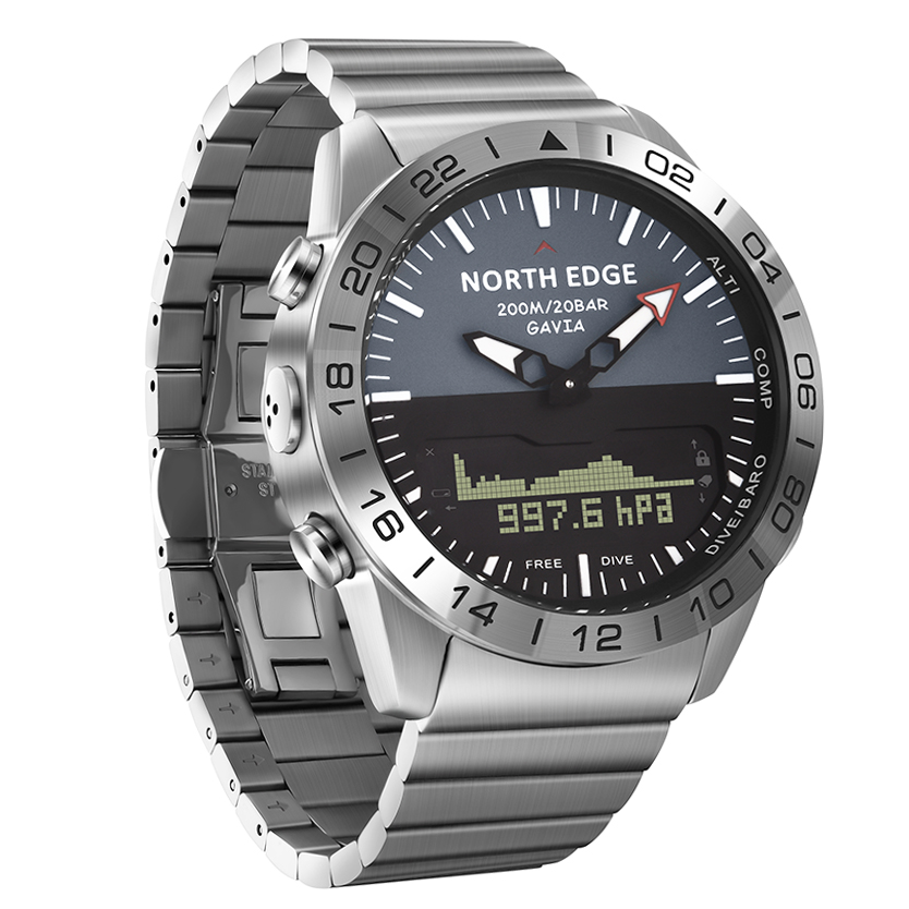 Reloj digital deportivo para h - Compass Watch Luxury reseña y precio