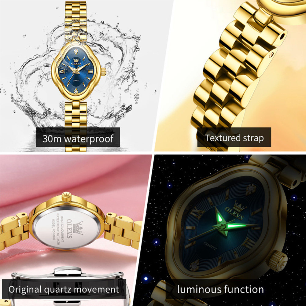 OLEVS nuevo reloj de cuarzo pa - Ladies Luxury Watch reseña y precio