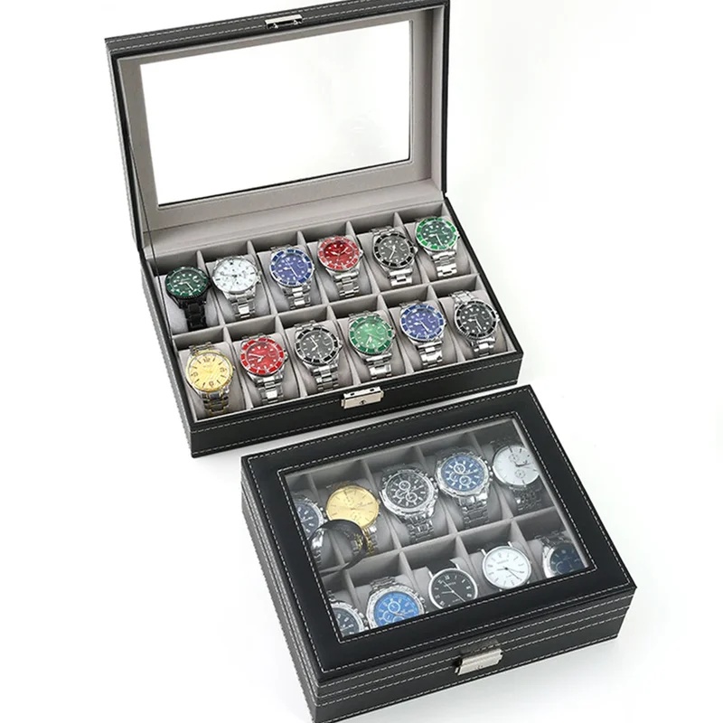 Caja de Exhibición de Cuero PU - Luxury Watch Packaging Box reseña y precio