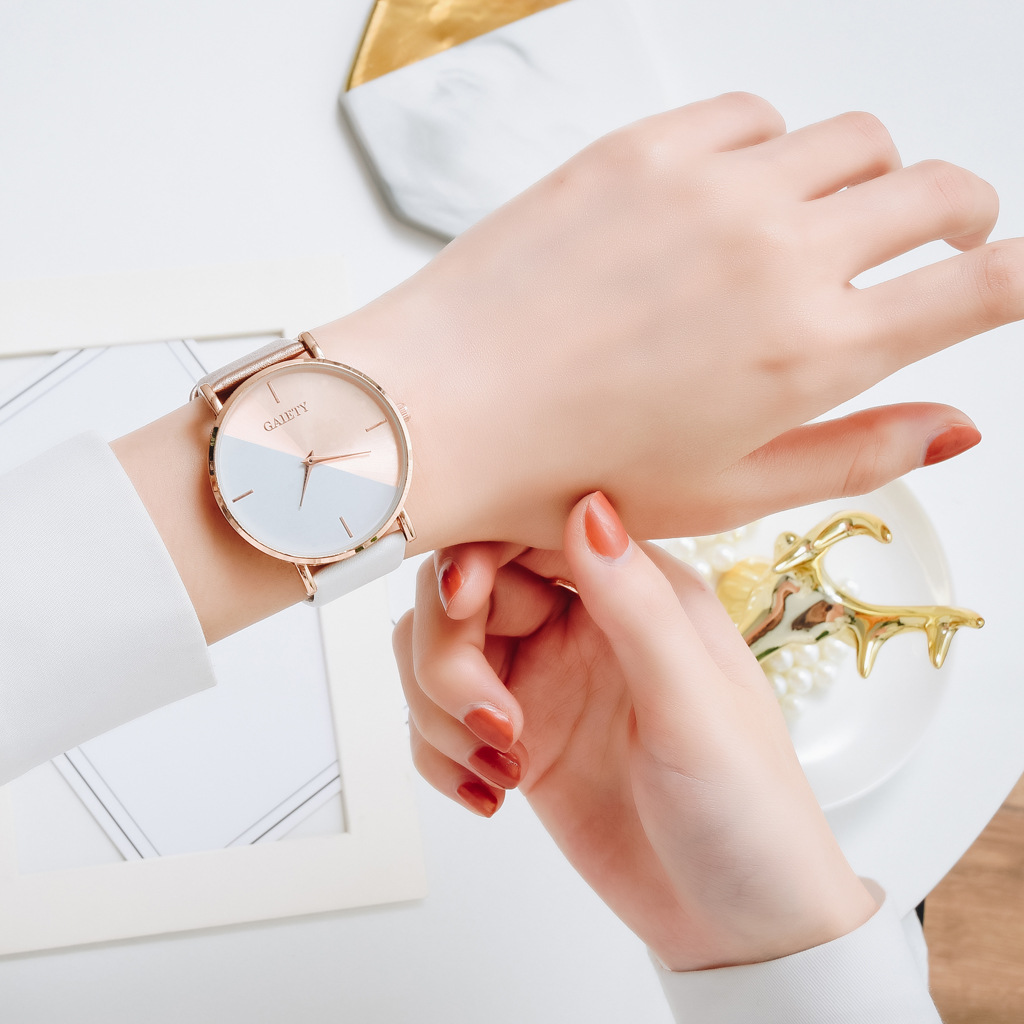 Reloj de cuero de oro rosa par - Luxury Watch Brand For Women reseña y precio