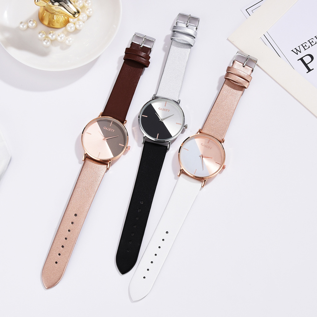 Reloj de cuero de oro rosa par - Luxury Watch Brand For Women reseña y precio