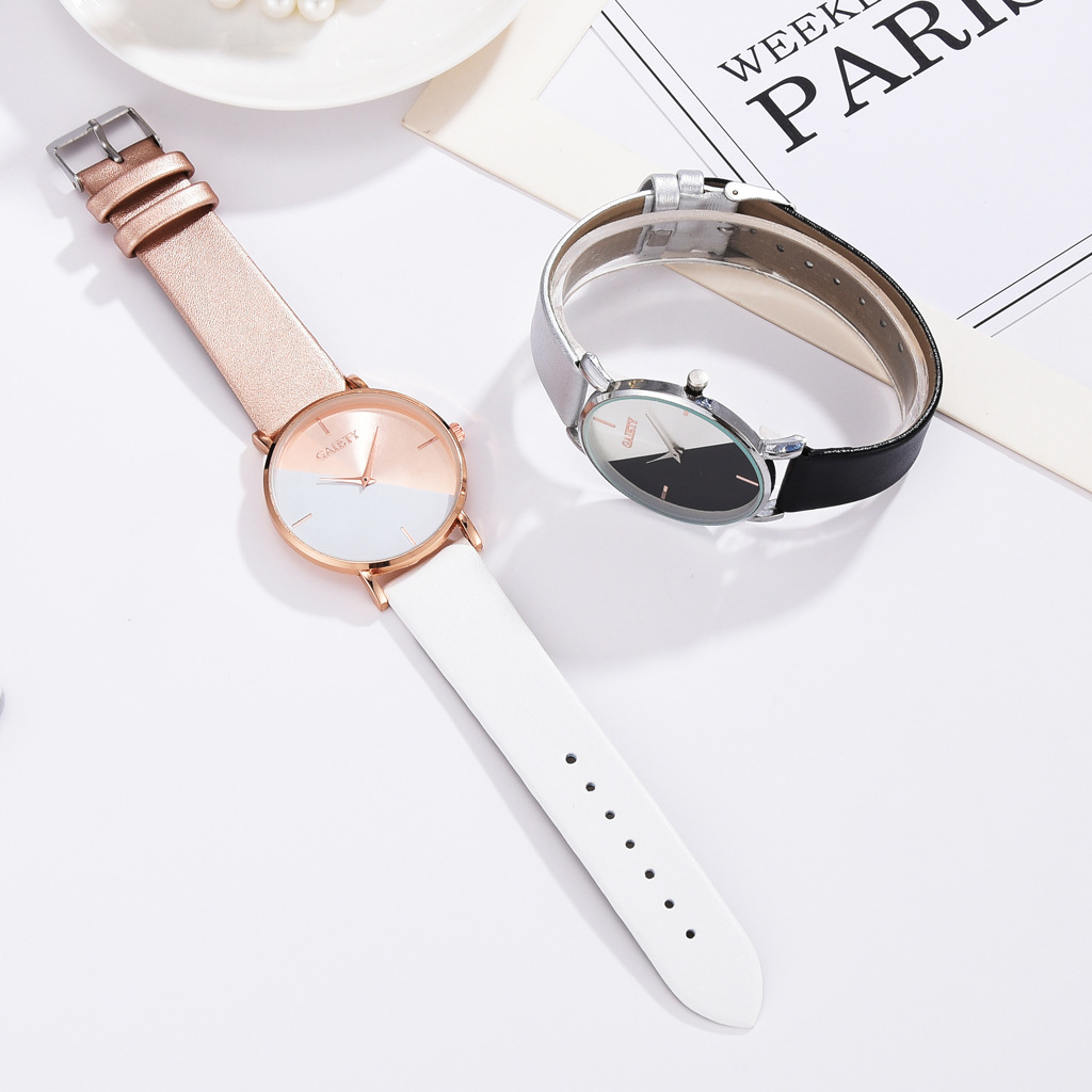 Reloj de cuero de oro rosa par - Luxury Watch Brand For Women reseña y precio