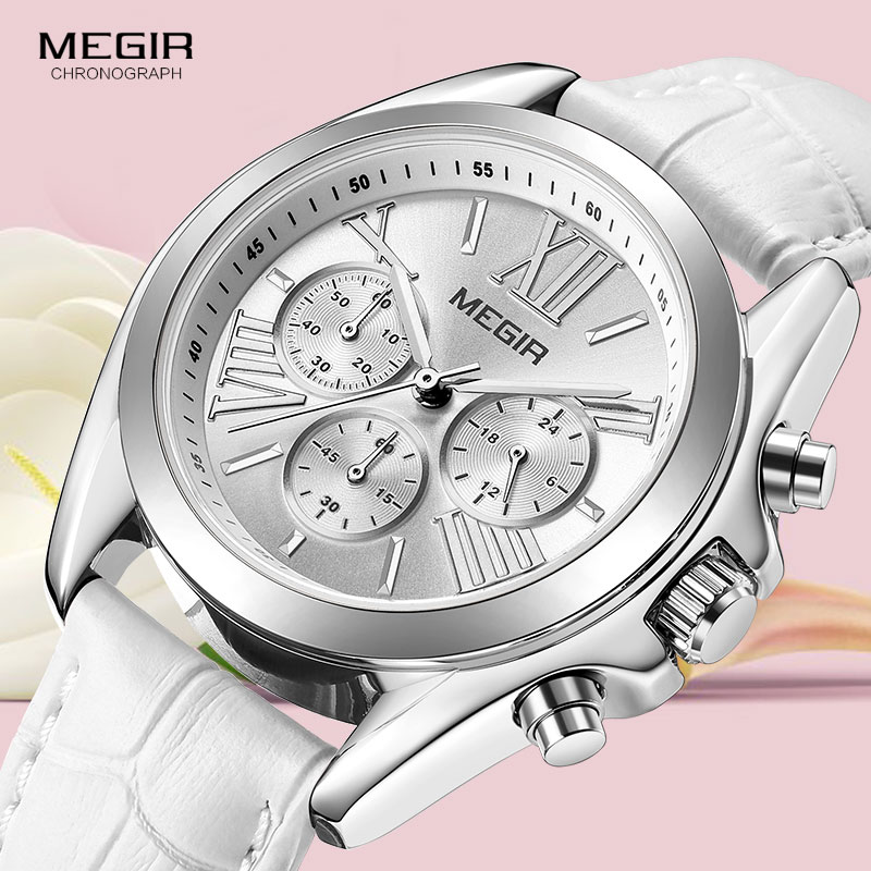 MEGIR2019-Reloj de cuero de lu - Luxury Watch Brand For Women reseña y precio