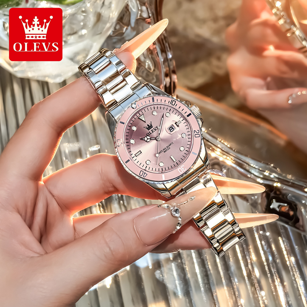 OLEVS-relojes de cuarzo de luj - Luxury Watch Brand For Women reseña y precio