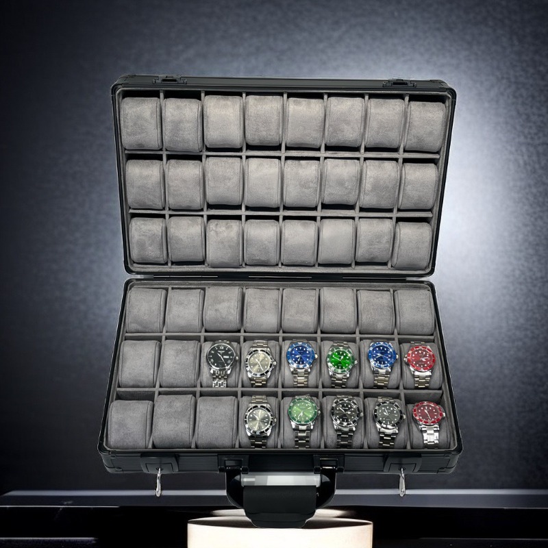 Caja de reloj verde de alumini - Luxury Watch Class reseña y precio