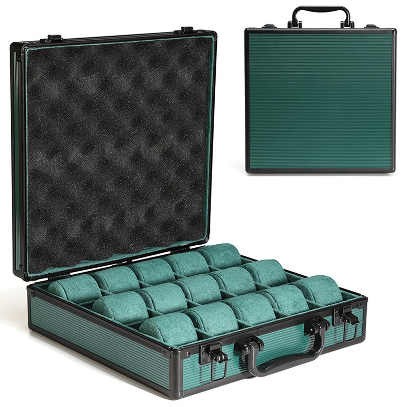 Caja de reloj verde de alumini - Luxury Watch Class reseña y precio