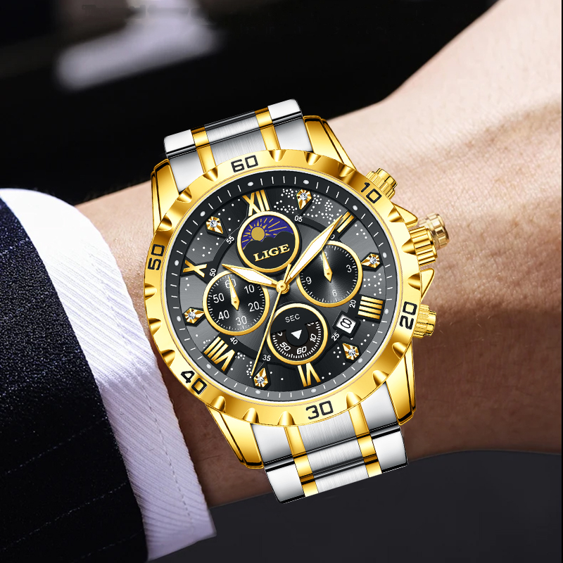 Reloj de cuarzo de lujo para h - Luxury Watch Box reseña y precio