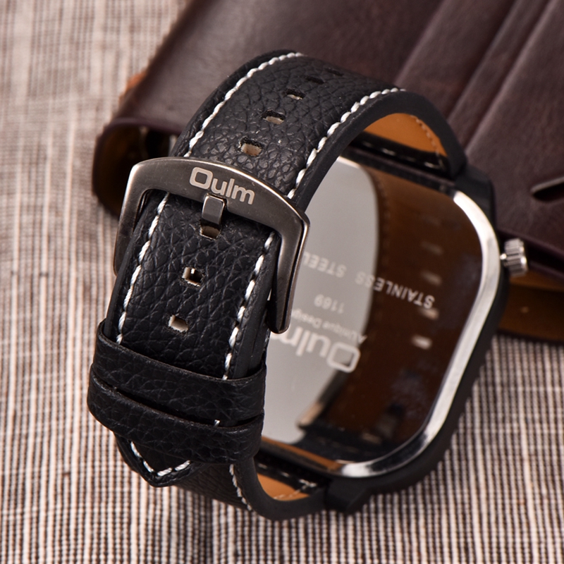 Oulm-reloj analógico de cuarzo - Compass Watch Luxury reseña y precio
