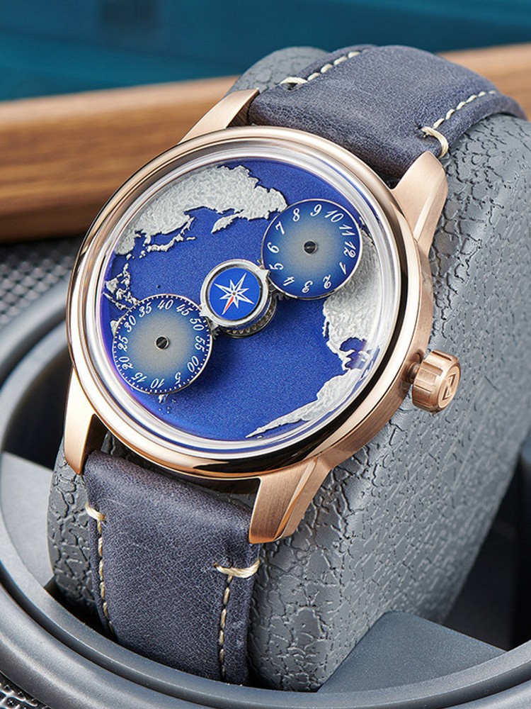 Relojes de Pulsera Mecánicos A - Compass Watch Luxury reseña y precio
