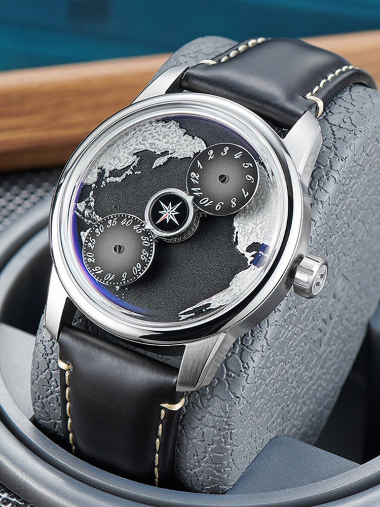 Relojes de Pulsera Mecánicos A - Compass Watch Luxury reseña y precio