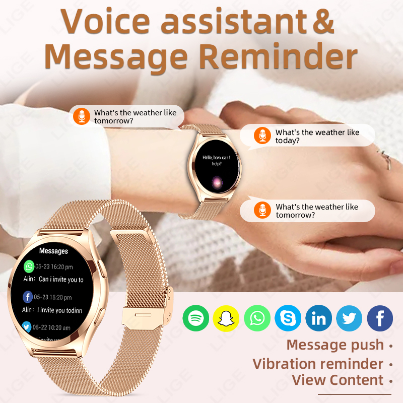 Reloj inteligente LIGE de lujo - Compass Watch Luxury reseña y precio