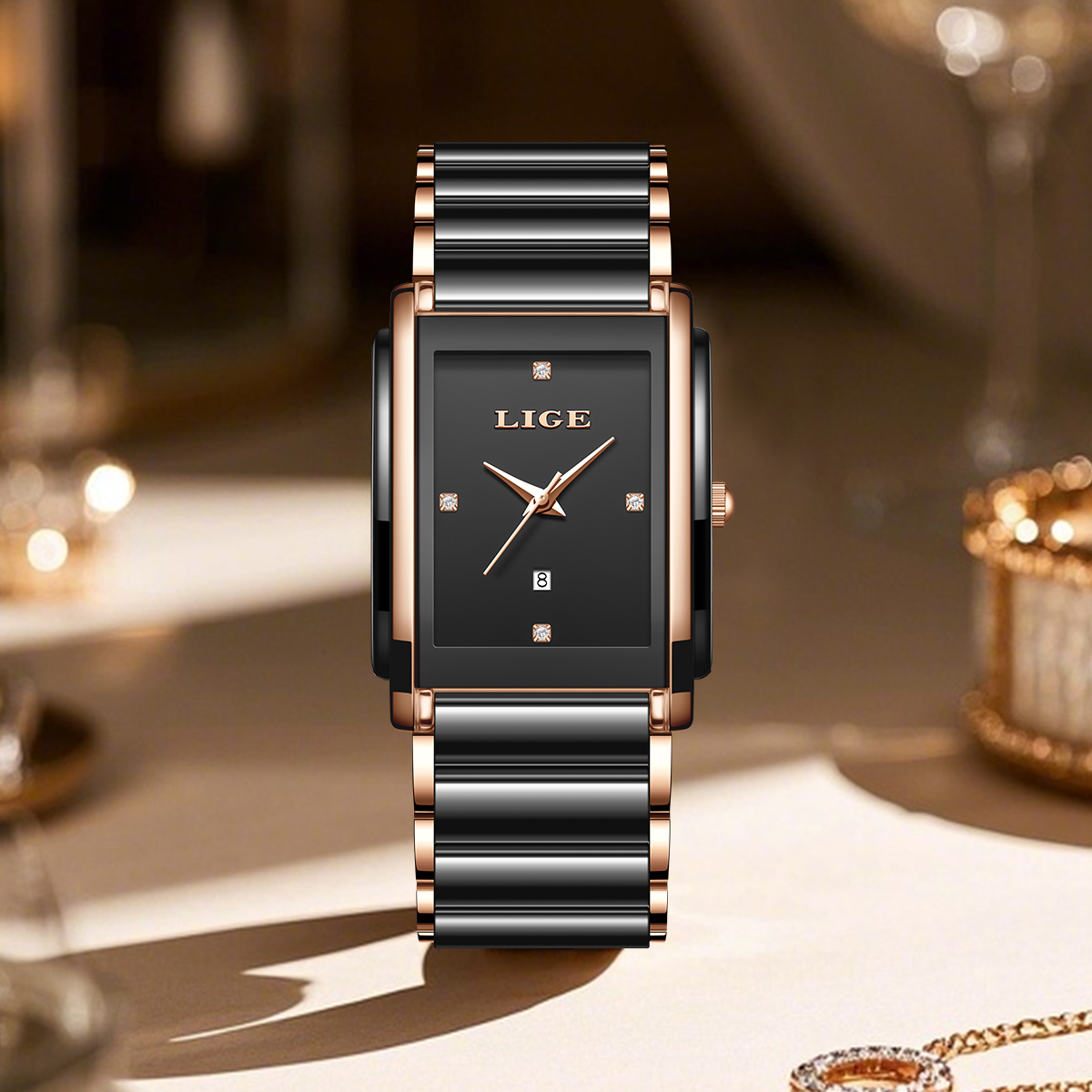 Relojes LIGE elegantes a la mo - Luxury Watch Packaging Box reseña y precio