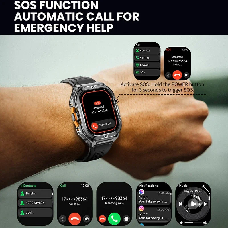 Reloj Inteligente AMOLED de Lu - Compass Watch Luxury reseña y precio