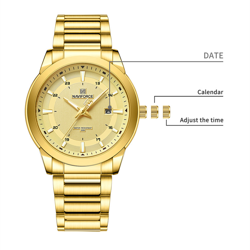 NAVIFORCE-relojes para hombre  - Luxury Watch Exhibition reseña y precio