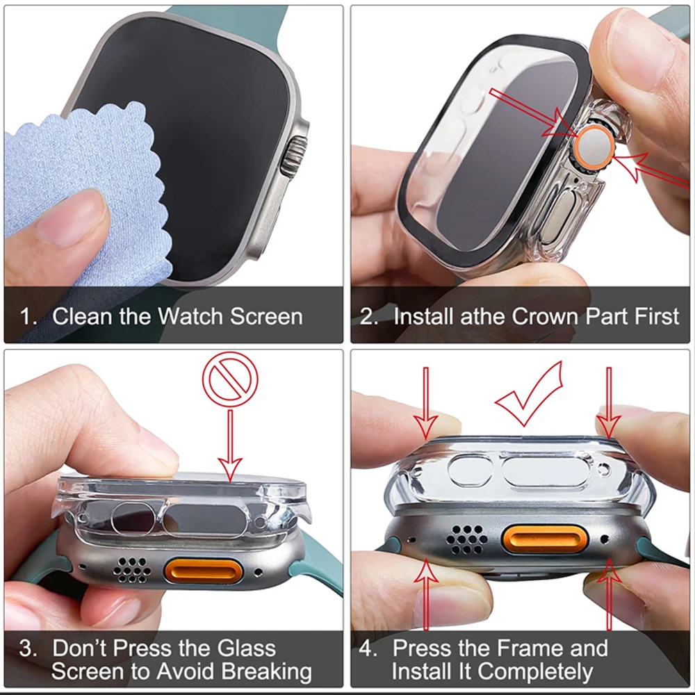 Vidrio + funda para Apple Watc - Luxury Watch Packaging Box reseña y precio