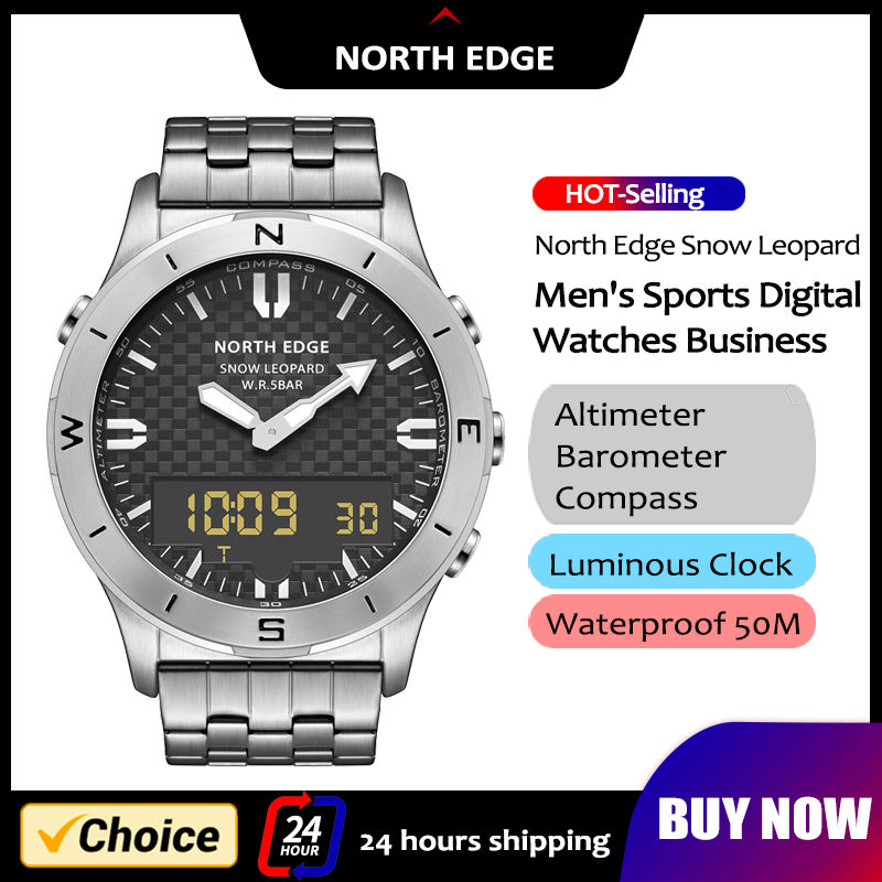 Reloj Digital deportivo NORTH  - Compass Watch Luxury reseña y precio